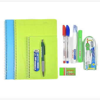 پک ویژه لوازم التحریر دبیرستان مجموعه 11 عددی