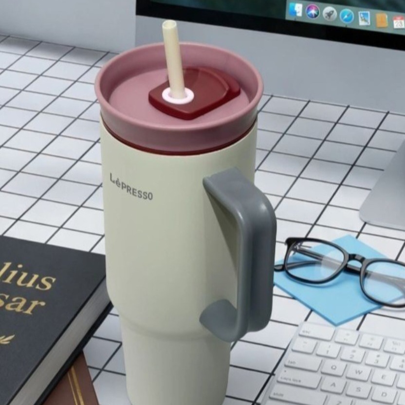 ماگ مسافرتی لپرسو LePRESSO مدل QuirkSip | غول 1200 میلی‌لیتری