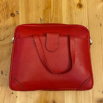 کیف زنانه چرم طبیعی رنگ قرمز مناسب هدیه و کادو روز مادر
