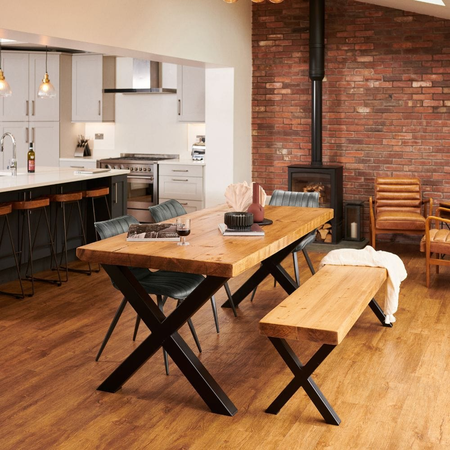 میز و نیمکت ناهارخوری مدل اطلس