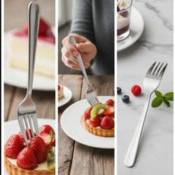 چنگال استیل یونیک 6 عددی