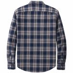 پیراهن چهار خانه درشت طوسی سرمهای