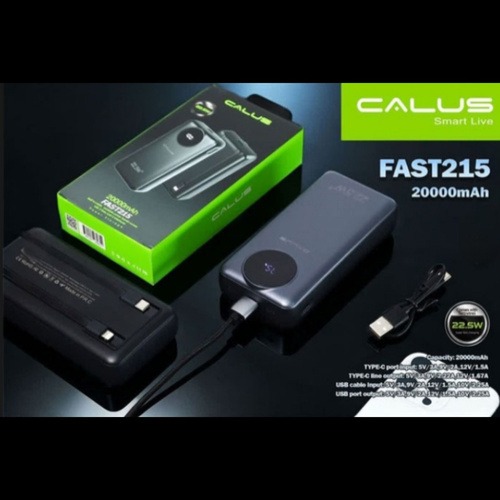 پاوربانک قدرتمند 20,000 میلی‌آمپر کالوس (Calus FAST215)