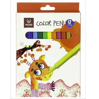 ماژیک رنگ آمیزی 12 رنگ ووک Woke