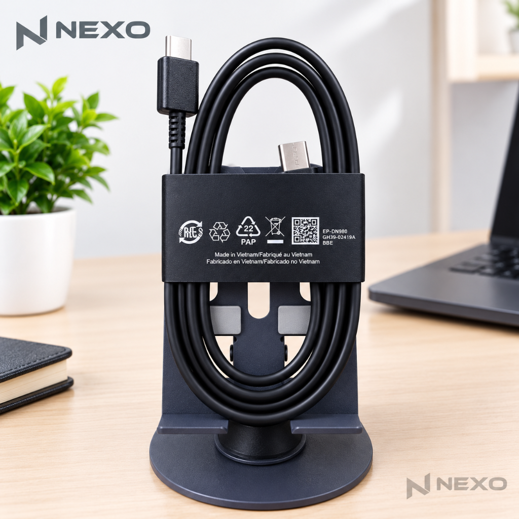 کابل 2 سر تایپ سی SAMSUNG 25W مدل S22 اورجینال