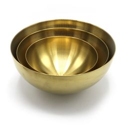 کاسه استیل طلایی