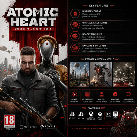 اکانت قانونی: Atomic Heart Gold Edition