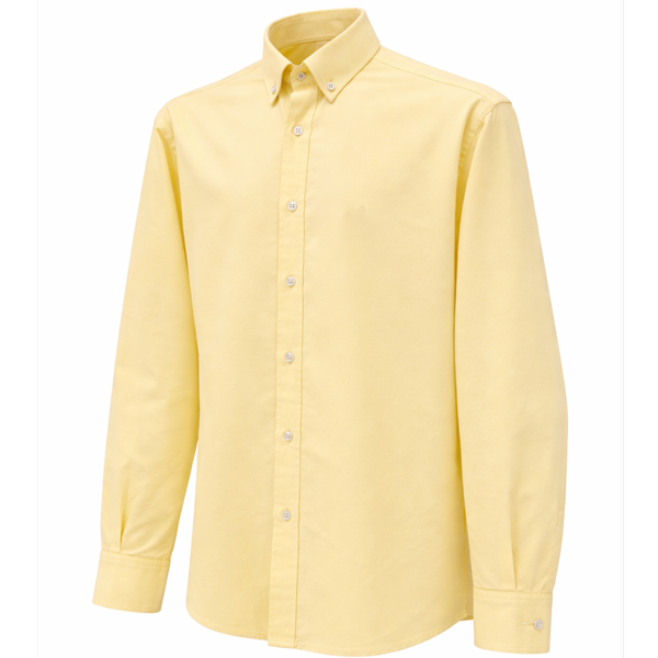 پیراهن کتان ضخیم لیمویی