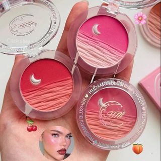 رژگونه و هایلایتر طرح ماه