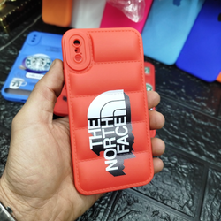 کاور قاب پافری طرح north face برای گوشی آیفون x/xs