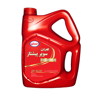 روغن موتور بهران سوپر پیشتاز پریمیوم 20w50 SL حجم 4 لیتر