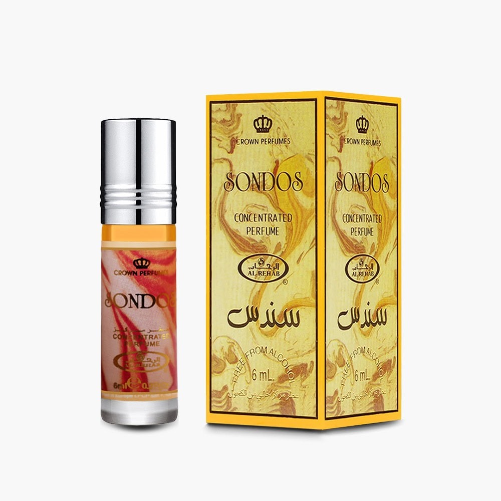 عطر روغنی الرحاب مدل سندس (Sandos) حجم 6 میل