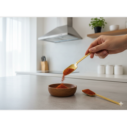 قاشق ادویه طلایی تک