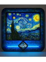 تابلو رزینی زمان شب پرستاره