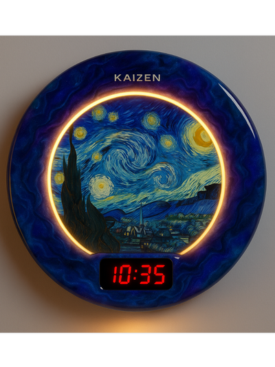 تابلو رزینی زمان شب پرستاره