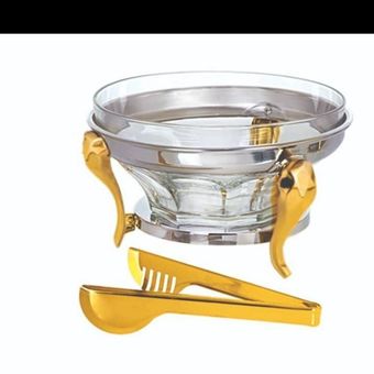 سوفله سالاد خوری دورنگ استیل سافینکس