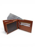 کیف پول جیبی چرم طبیعی مدل آریا