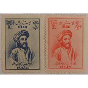 تمبر سری هزار ابونصر فارابی 1329
