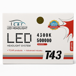 هدلایت خودرو T43 برند Tcar