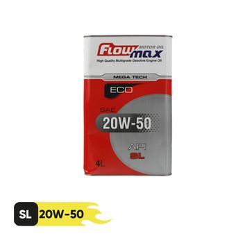 روغن موتور فلومکس مگاتک اکو 20w50 SL حجم 4 لیتر