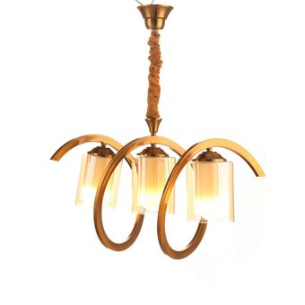 لوستر آشپزخانه و اتاق خواب سه شعله لهستانی | مدرن و پرنور