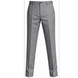 شلوار پارچه ای فاستونی پارچه برفکی دودی