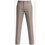 شلوار پارچه ای نسکافه ای پارچه فاستونی برفکی