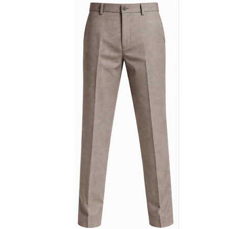 شلوار پارچه ای نسکافه ای پارچه فاستونی برفکی