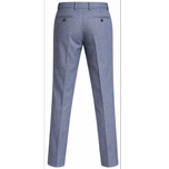 شلوار پارچه ای آبی دیپلماتیک پارچه فاستونی برفکی