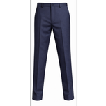 شلوار پارچه ای فاستونی سرمه ای راه راه