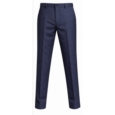 شلوار پارچه ای فاستونی سرمه ای راه راه