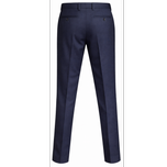 شلوار پارچه ای فاستونی سرمه ای راه راه