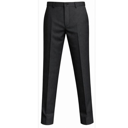 شلوار پارچه ای فاستونی مشکی راه راه