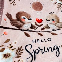 پتو بچگانه طرح جوجه بهاری