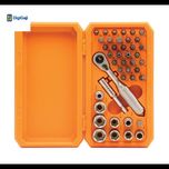 ست بکس و پیچ‌گوشتی 42 تکه گرین‌لاین Green Lion 42-in-1 Ratchet Socket Set مدل 42in1 – مشکی