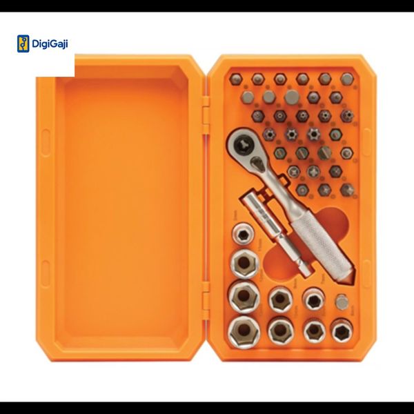 ست بکس و پیچ‌گوشتی 42 تکه گرین‌لاین Green Lion 42-in-1 Ratchet Socket Set مدل 42in1 – مشکی