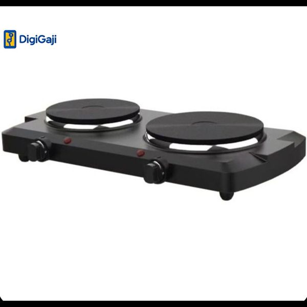اجاق برقی گرین لاین مدل GNPTDLESTOVBK دو شعله 2500 وات