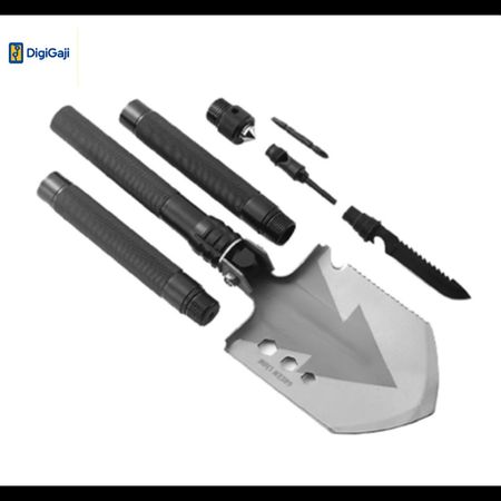 بیلچه چندکاره گرین‌لاین Green Lion Multi Shovel مدل GL-MS420 – مشکی
