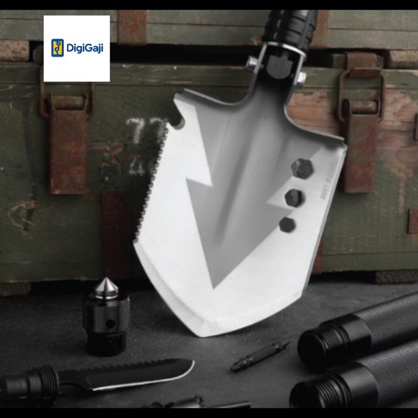 بیلچه چندکاره گرین‌لاین Green Lion Multi Shovel مدل GL-MS420 – مشکی