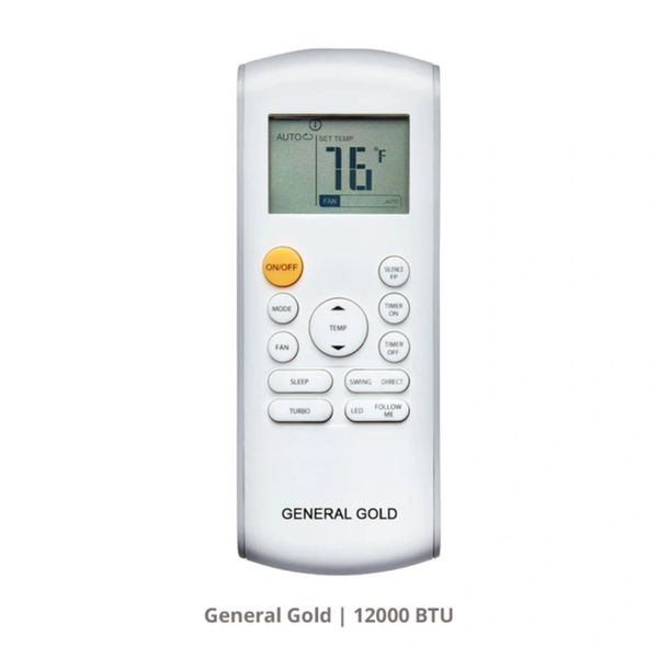 کولر گازی جنرال گلد 12000 پلاتینیوم مدل GG-S12 Platinium