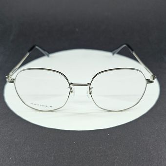 عینک طبی گرد پسرانه و دخترانه رنگ نقره ای مدل 1206