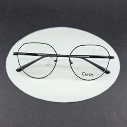 فریم عینک طبی گرد مردانه رنگ مشکی مدل 1201