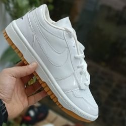 کفش ونس ایرفورس سفید تمام‌ مردانه رویه براق