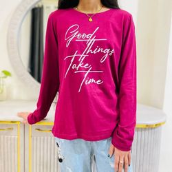 بلوز آستین بلند اسنشال