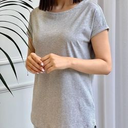 تیشرت پایین هلالی وارداتی