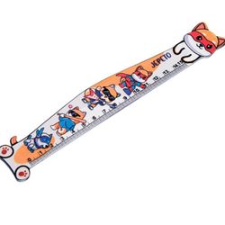 خط کش چوبی مدل گربه 15 سانتی متری