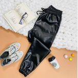 شلوار اسلش زنانه و دخترانه چرم داخل کرک 36تا44