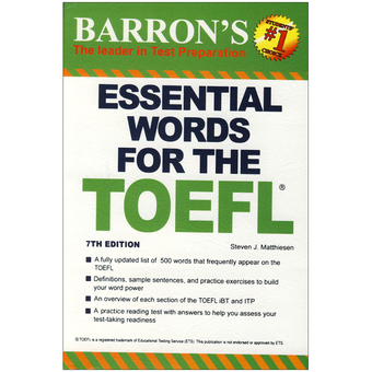 کتاب Essential Words for the TOEFL