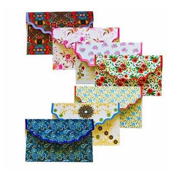 پاکت سکه طرح دار بسته 6 عددی