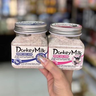 اسکراب شیر الاغ آبی Donkey milk
